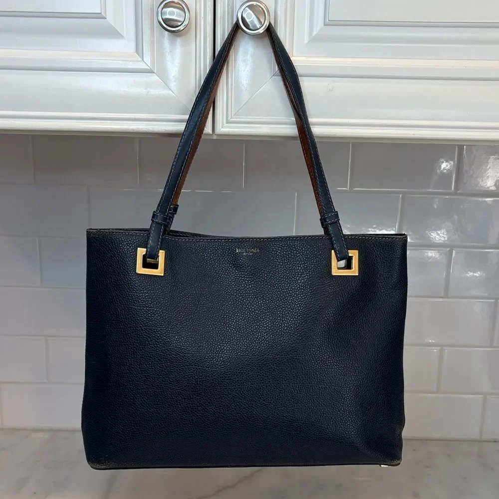 Kate Spade Bag Purse Handbag Leather Vintage New York Tote Shoulder Bag - HTF